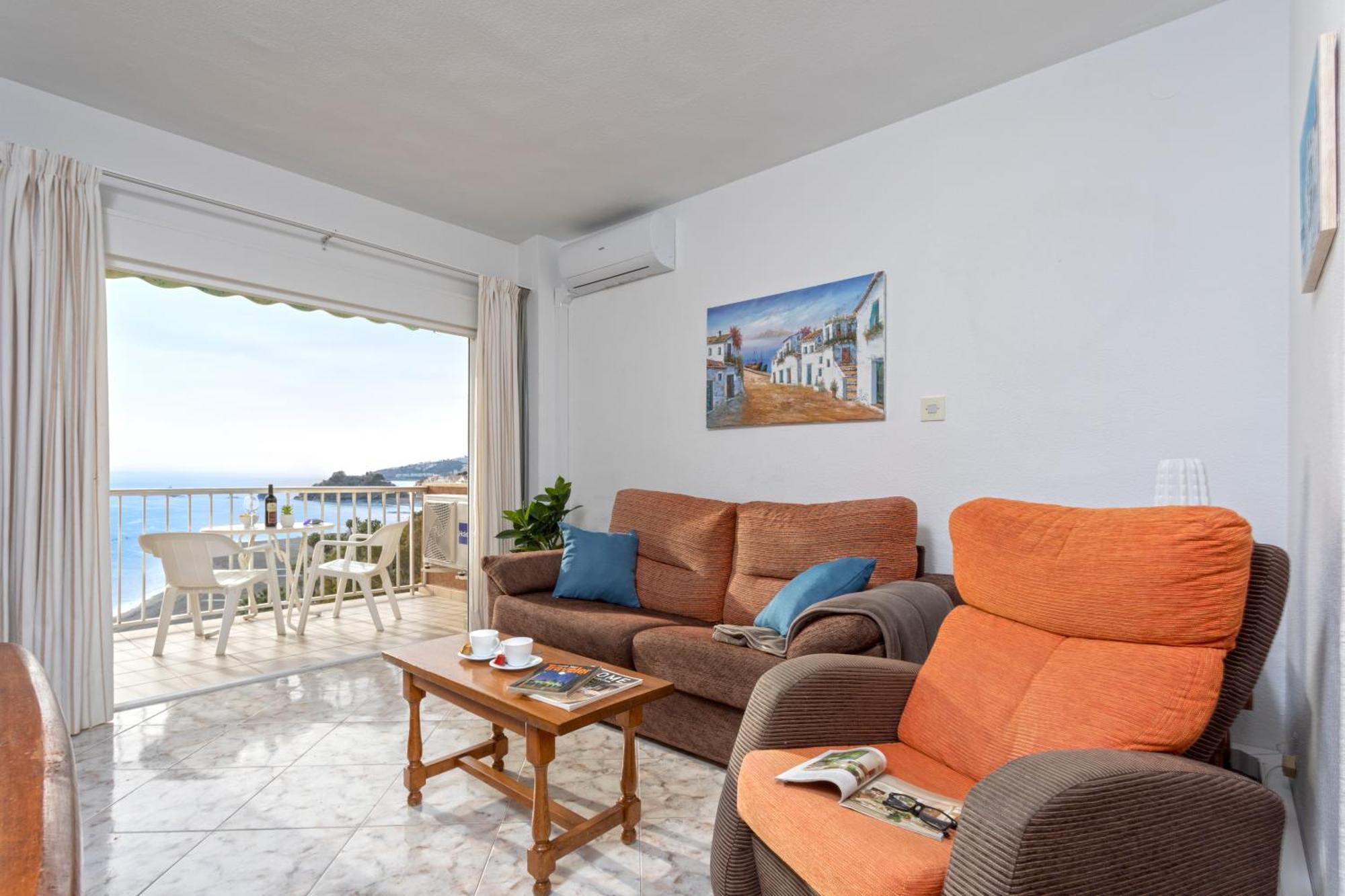 1003 - Seafront Apartment On El Paseo - Air Conditionning - Wi-Fi - Smart Tv Almunecar Exterior foto